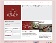 Tablet Screenshot of eldoradopalacehotel.com.br